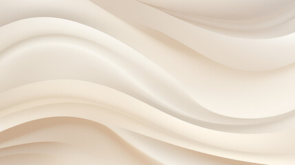 Wave Abstract background with Peach fuzz color. Illustration of paper effect