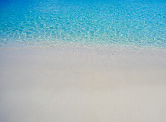 Notteri Beach (Sardinia, Italy) water texture