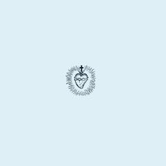 HIGH QUALITY SACRED HEART JESUS VECTOR, ARE GREAT FOR USING VARIOUS TYPES OF DESIGN WORK LIKET-SHIRT, TATTOO AND HOME WALL DESIGN