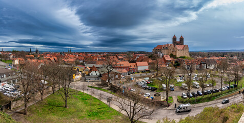 Panoramablick über Quedlinburg