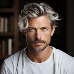 portrait of a man with beard