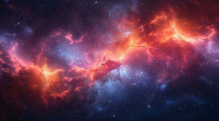 Galaxy Glow A Celestial Night Sky Generative AI - obrazy, fototapety, plakaty