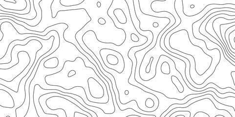 White topology topography for print work abstract vector desing illustrator 2020 format  - obrazy, fototapety, plakaty