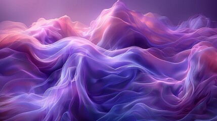 Fototapeta premium Purple Waves of Creativity A Monthly Celebration of Artistic Expression Generative AI