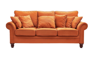 The Allure of Sofa Furniture isolated on transparent Background
