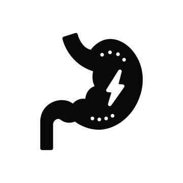 recommend clip art: Black solid icon for irritation