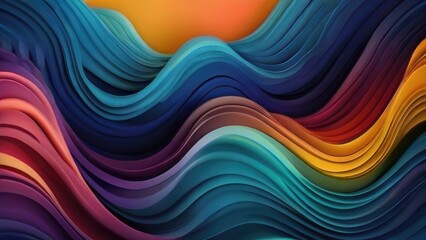 Fototapeta premium a colorful image of a rainbow colored wave. Colorful Abstract Background