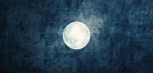 Full Moon Rising A Stunning Nighttime View Generative AI
