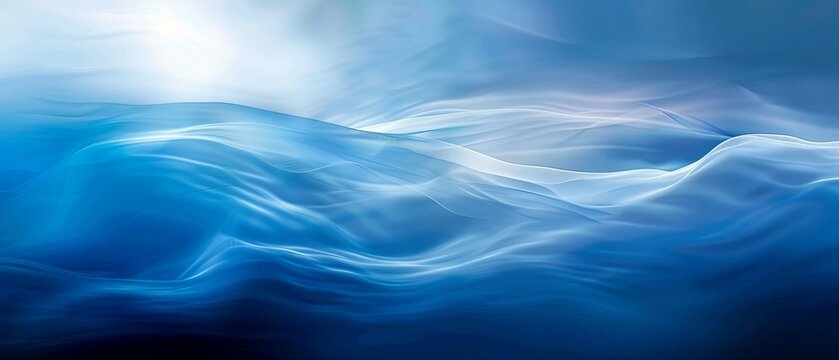 Gradient smooth blue lines background