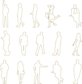 Adobe Illustrator Artwork  vector design sketch illustration of the silhouette of a human body working for completeness of the image 