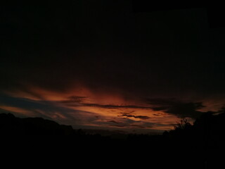 Obraz premium time lapse sunset
