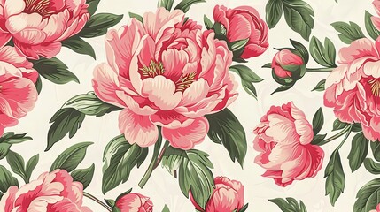 seamless pattern with flower