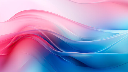 Abstract pink blue wave background closeup