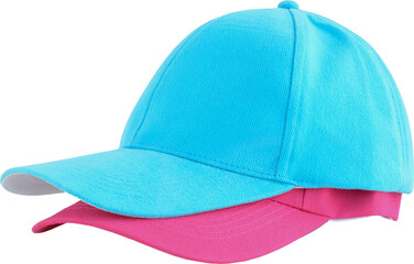 Colorful baseball cap, trendy sport fashion accessory for casual style