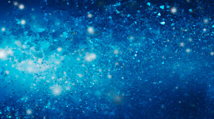 Blue background with numerous tiny white dots