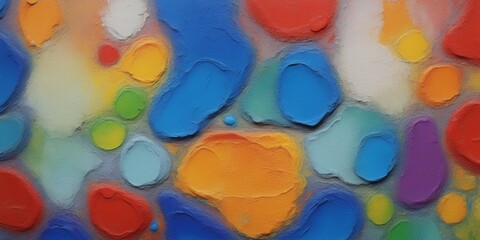 Vibrant Abstract Painting: Colorful Artistic Background