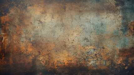 Rusted metal surface against blue sky - obrazy, fototapety, plakaty
