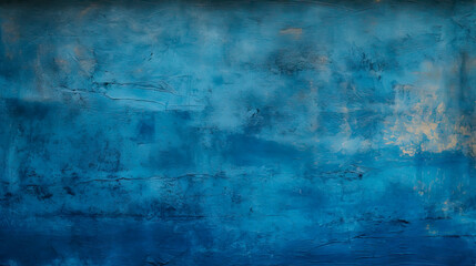 Obraz premium Fire hydrant in front of a blue wall