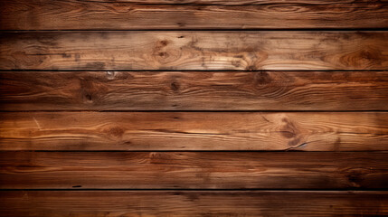 Dark wooden wall closeup