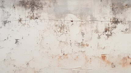 Fototapeta premium Rusted fire hydrant by weathered wall