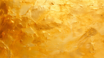 Naklejka na ściany i meble A painting of a golden color on a black background