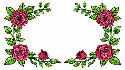 rose-border-frame-and-whit-background-vector-illustration 