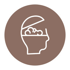 Open Mind icon vector image. Can be used for Generation Gap.