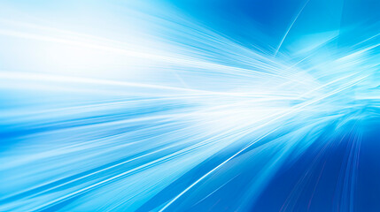 Abstract blue and white background with streaks