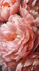 Pink Peony Blossom A Flower for the Month of May Generative AI