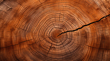 Close up of cracked tree trunk