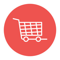 Shopping Cart icon vector image. Can be used for Gaming Ecommerce.