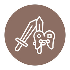 Adventure Game icon vector image. Can be used for Game Design.