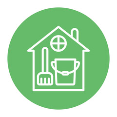 Home Cleaning icon vector image. Can be used for Cleaning.