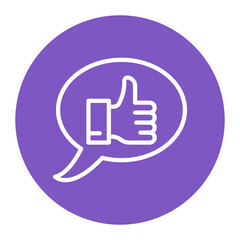 Feedback icon vector image. Can be used for Crowdfunding.