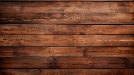 Fototapeta na wymiar Close-up of dark stained wooden wall