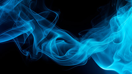 Obraz premium Swirling smoke on dark backdrop