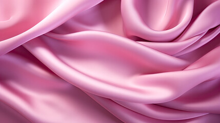 A soft pink silk close-up with delicate texture