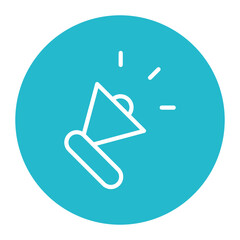 Publicity icon vector image. Can be used for Public Relations Agency.