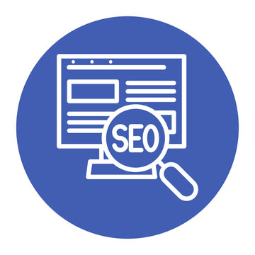 Seo icon vector image. Can be used for New Media.
