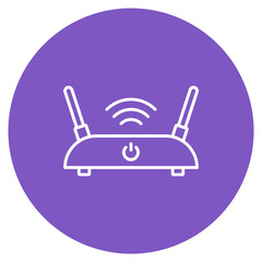 Wireless Hardware icon vector image. Can be used for Computer Science.