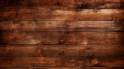 Close-up of wooden wall with dark brown stain