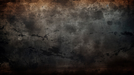 Grungy wall closeup with wooden floor - obrazy, fototapety, plakaty