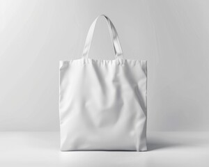 Paper bag on white background. Mockup for design