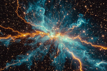 Hochspannungsentladung im all