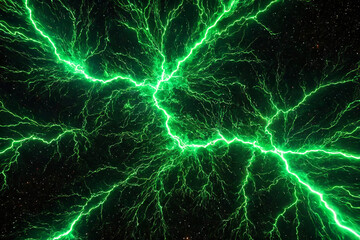 Hochspannungsentladung im all