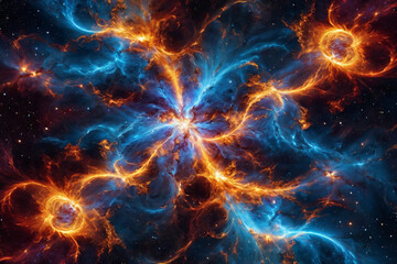 Hochspannungsentladung im all