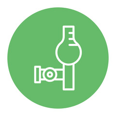 Pipette Bulb icon vector image. Can be used for Science.