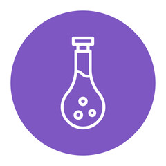 Conical Flask icon vector image. Can be used for Science.