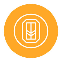 Space Door icon vector image. Can be used for Science Fiction.