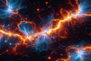 Hochspannungsentladung im all